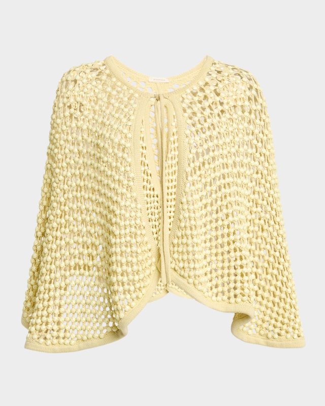 Crystal Net Knit Capelet